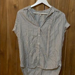Madewell Central drape shirt